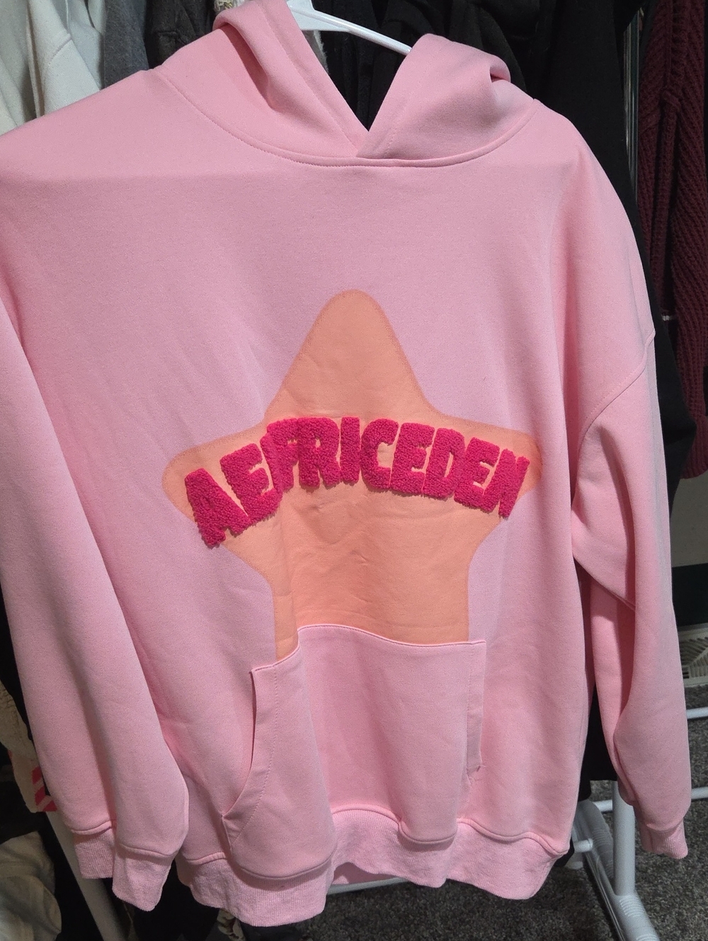 Aelfric Eden Pink Pullover Hoodie - Never Worn - Medium